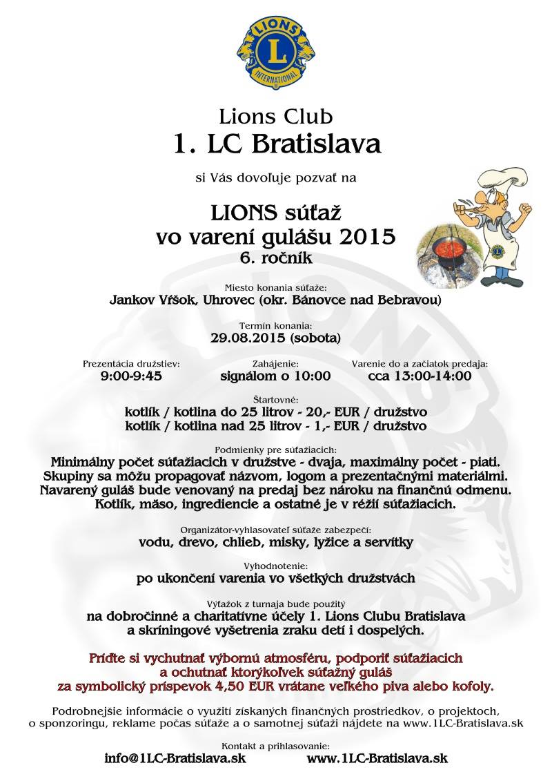 Pozvánka guláš 2015