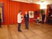 Prezident LC Rychnov n.Kn. děkuje za návštěvu 2.VDG BN 111