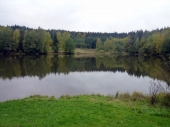 Místní rybník - naše odpolední loviště